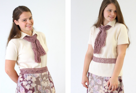 Diamond Strike Lace Set Downloadable Pattern by Kristen Clay