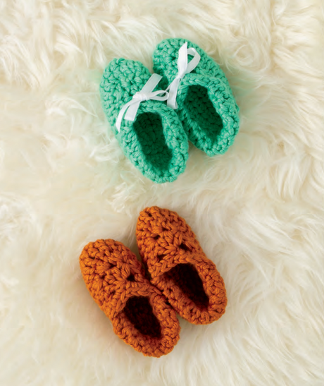 Marigold Baby Booties Downloadable Pattern by Kristen Clay