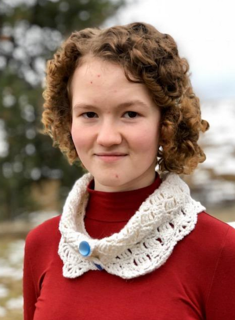 Frosty Lace Cowl  Downloadable Pattern by Kristen Clay