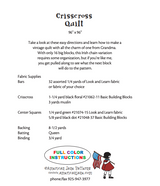 Crisscross Downloadable Pattern