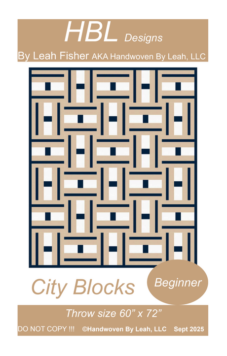 City Blocks Downloadable Pattern by Handwoven By Leah