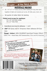 God Bless America 'lil Woolie Runner Downloadable Pattern