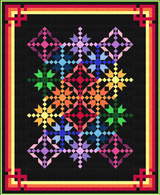 Carnivale Downloadable Pattern by 3 Dog Design Co Quilt Patterns