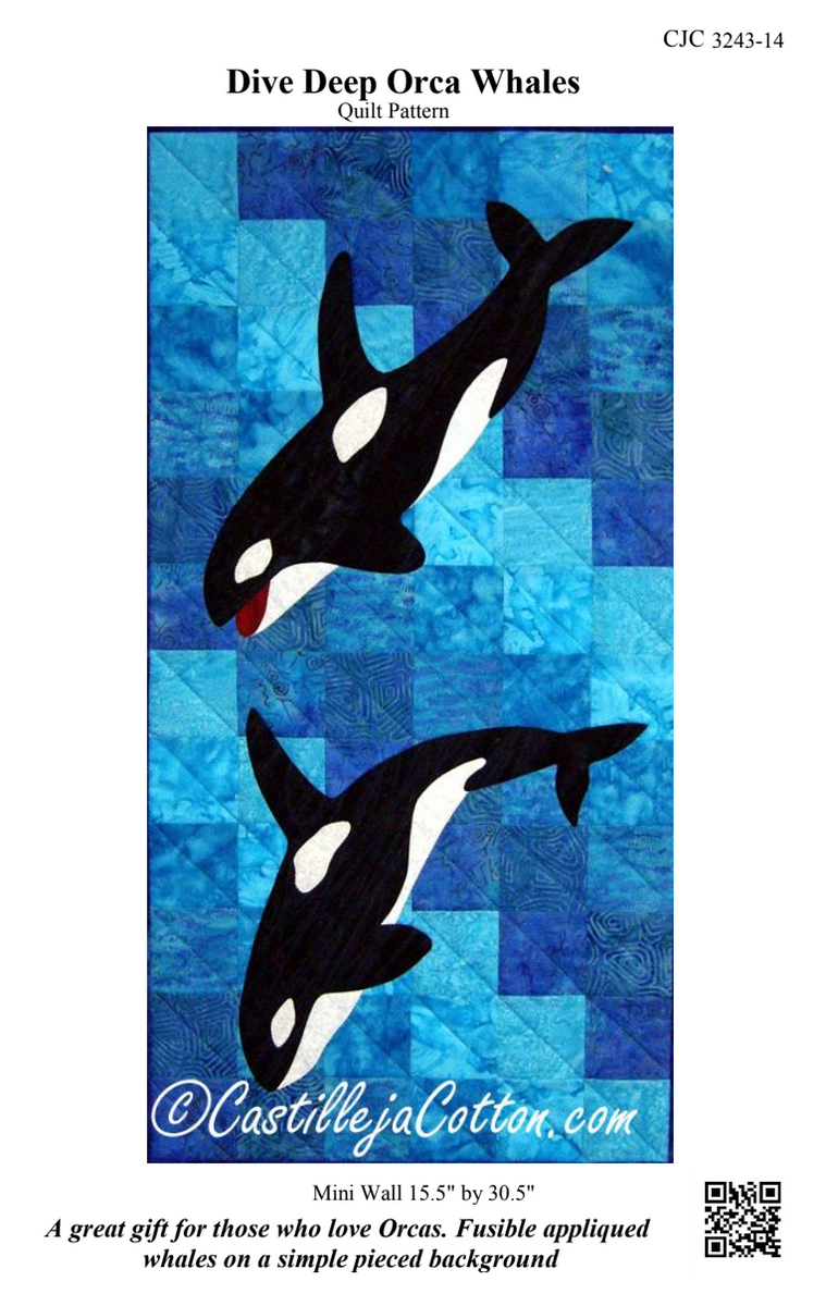 Dive Deep Orca Downloadable Pattern – Quilting Books Patterns and Notions