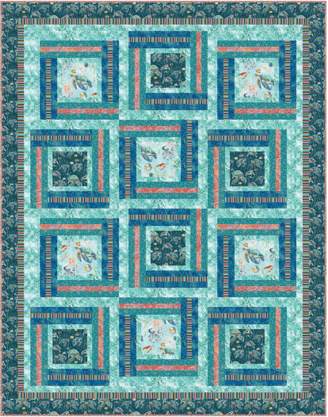 Sea Turtle Spin Downloadable Pattern by Pine Tree Country Quilts