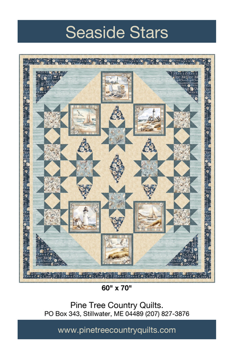 Seaside Stars Downloadable Pattern by Pine Tree Country Quilts