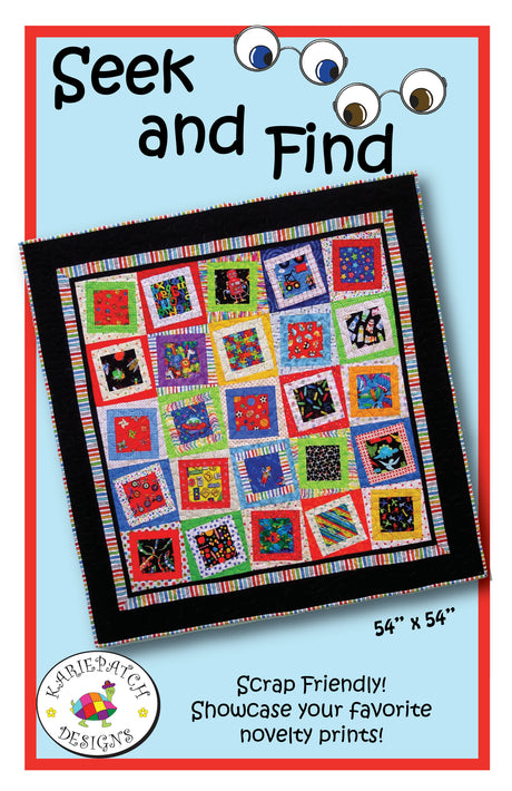 Seek and Find Downloadable Pattern by Karie Patch Designs