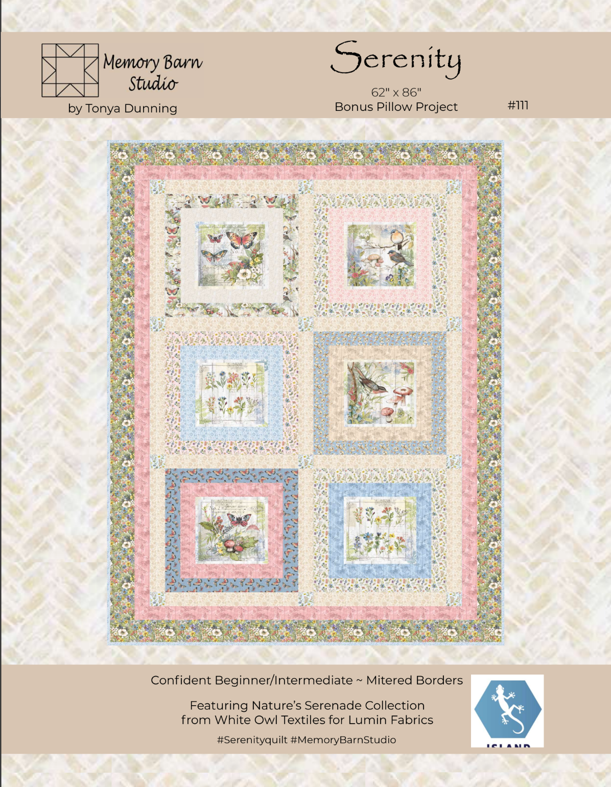 Serenity Downloadable Pattern by Memory Bard Studio