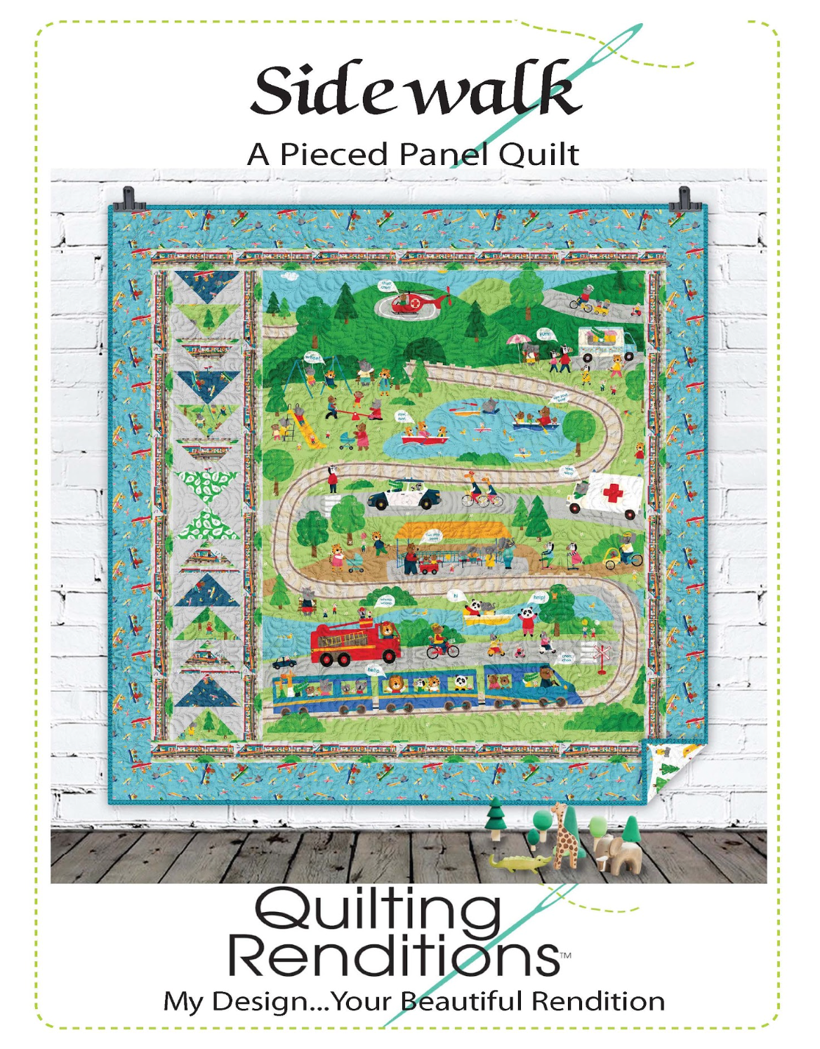 Sidewalk Downloadable Pattern by Quilting Renditions