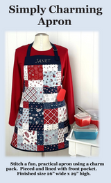 Simply Charming Apron Downloadable Pattern by J. Minnis Designs