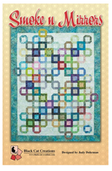 Smoke n Mirrors Quilt Pattern - Black Cat Creations - 84" x 108"