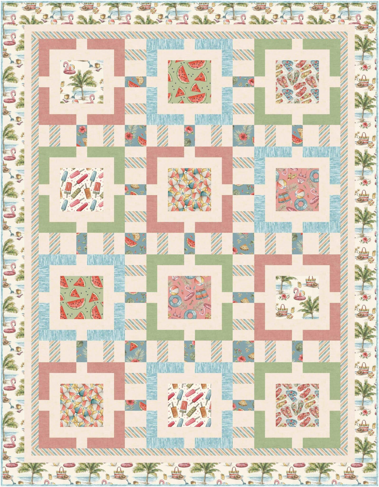 Snapshots of Summer Downloadable Pattern by Pine Tree Country Quilts