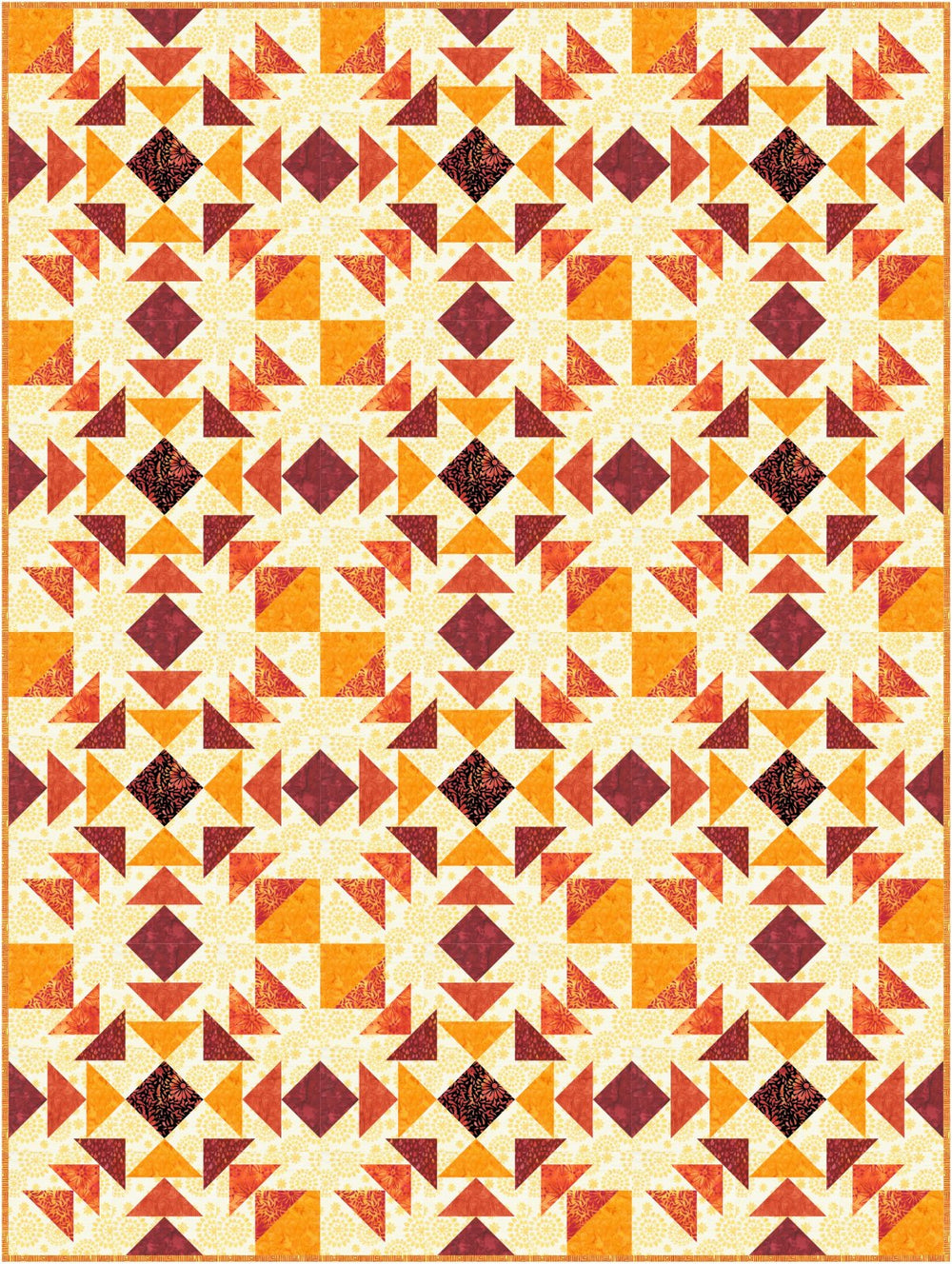 Triangle Pattern Solar Solar Flare Downloadable Pattern – Quilting Books Patterns and Notions