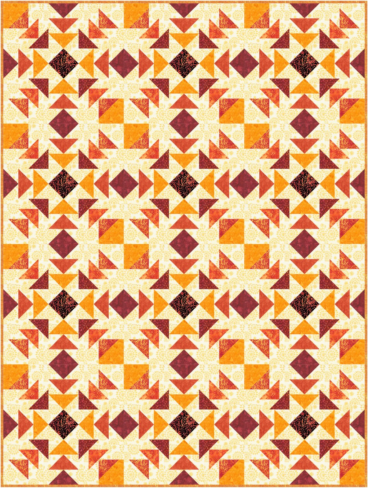 Solar Flare Downloadable Pattern by Needle In A Hayes Stack