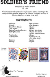 Back of the Soldier's Friend Downloadable Pattern by Black Cat Creations