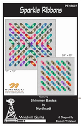 Sparkle Ribbons Downloadable Pattern by Windmill Quilts