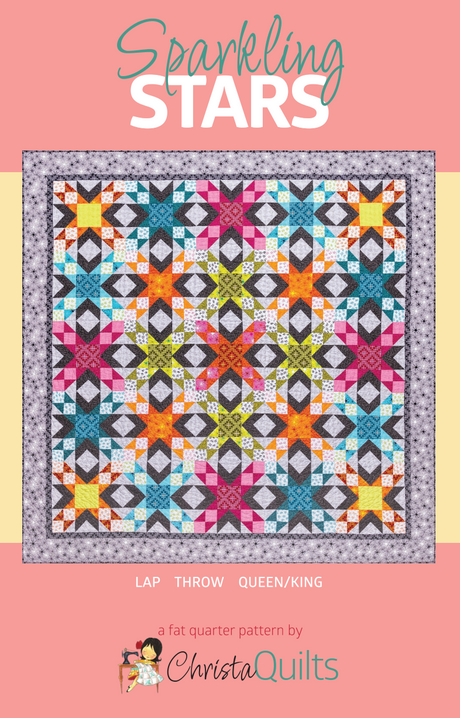 Sparkling Stars Downloadable Pattern by Christa Quilts