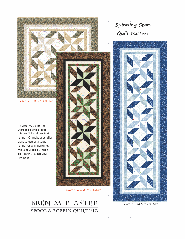 Spin Pattern Spinning Stars Downloadable Pattern – Quilting Books Patterns and Notions