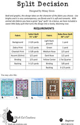 Back of the Split Decision Downloadable Pattern by Black Cat Creations