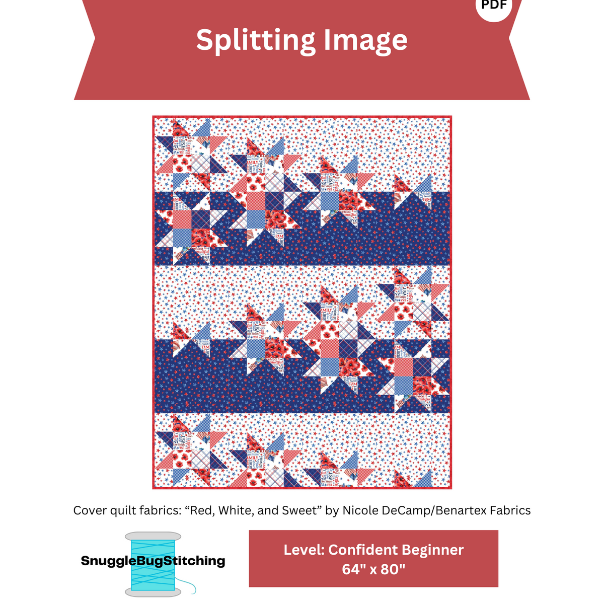 Splitting Image Downloadable Pattern – Quilting Books Patterns and Notions