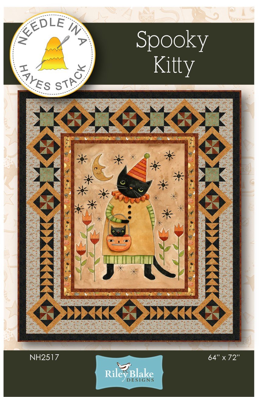 Spooky Kitty Downloadable Pattern By Needle In A Hayes Stack