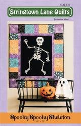 Spooky Spooky Skeleton Downloadable Pattern by Stringtown Lane Quilts