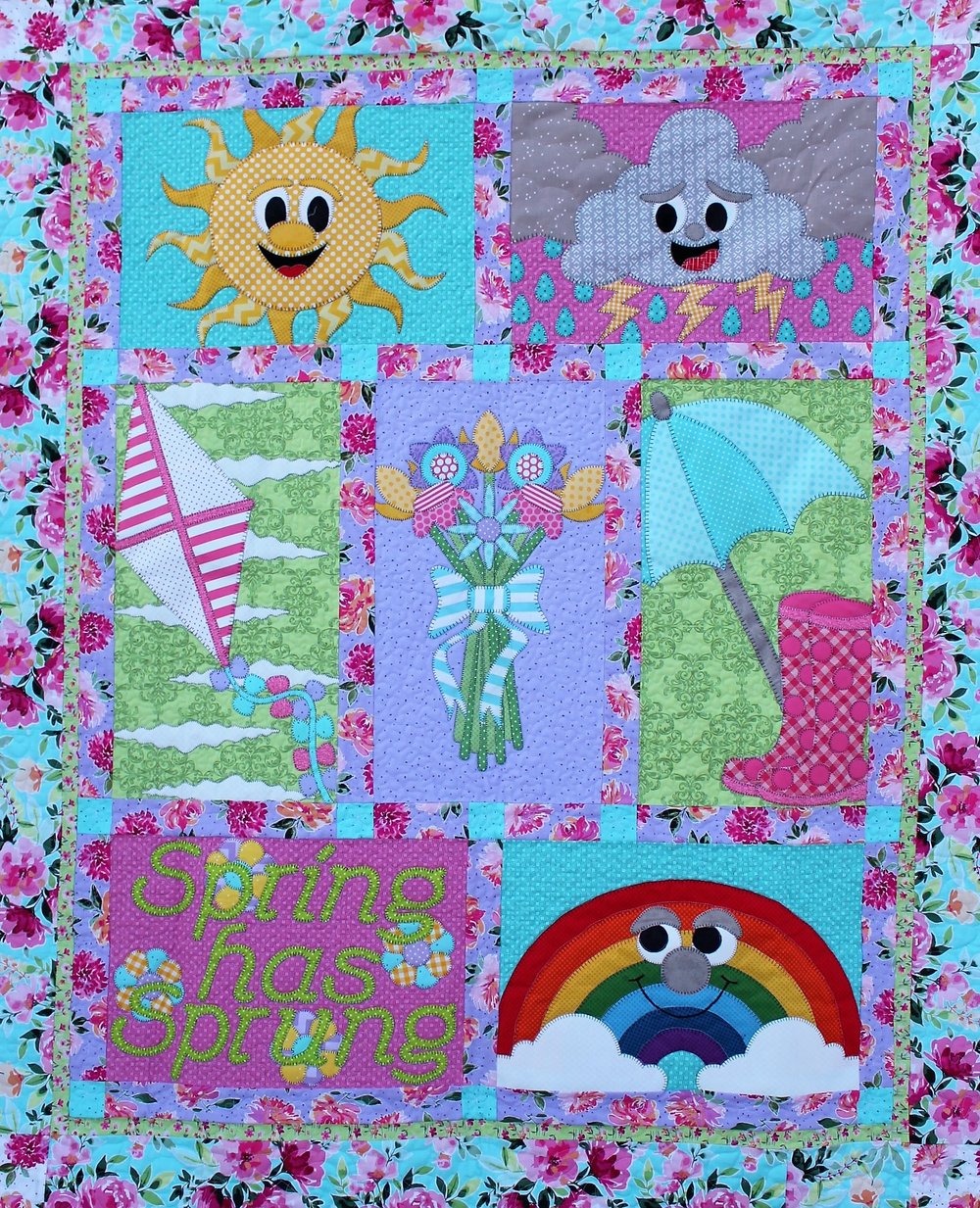 Spring Has Sprung Quilt Pattern by Quilture