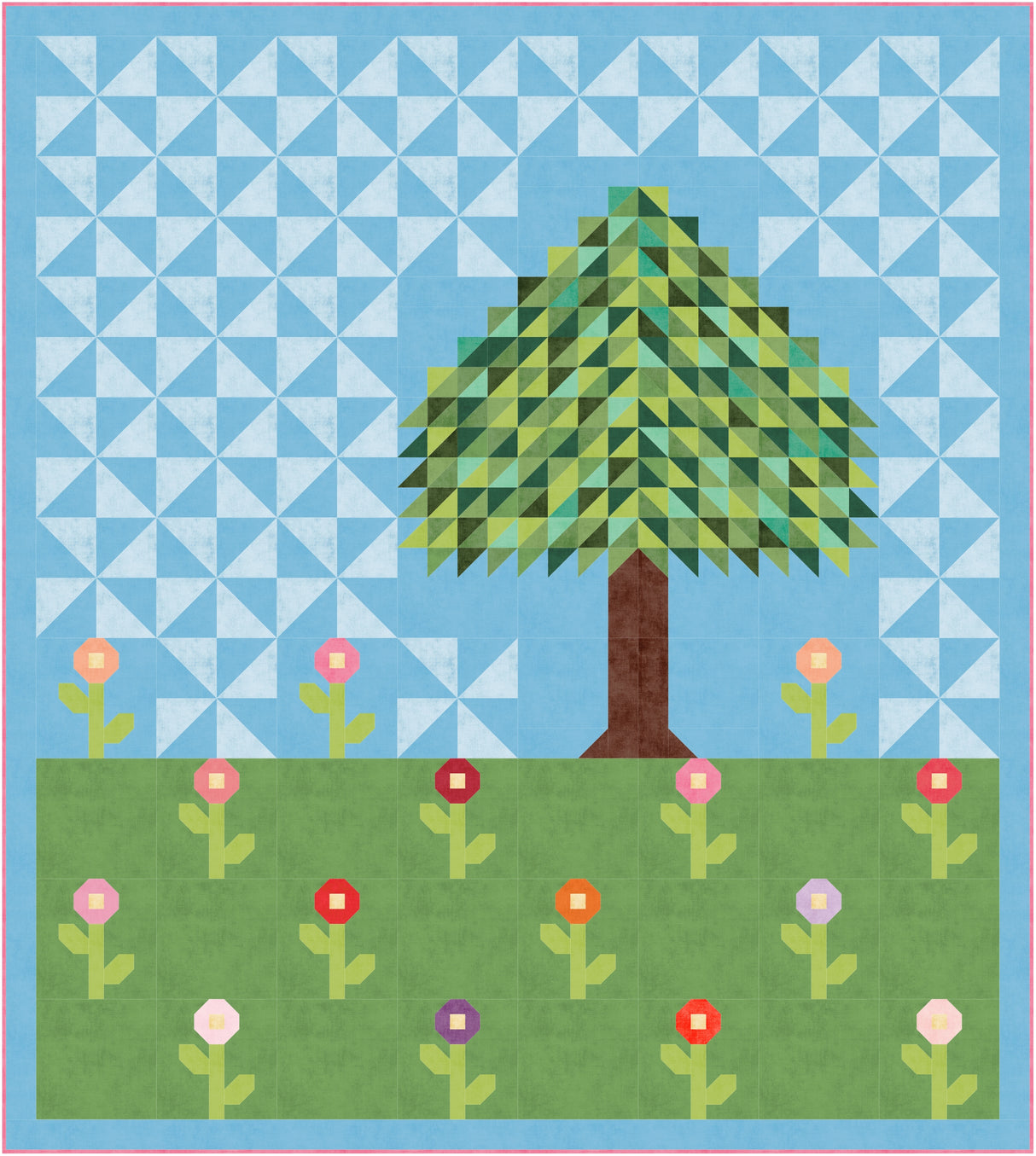 Spring Meadow Downloadable Pattern by A Quilted Diary