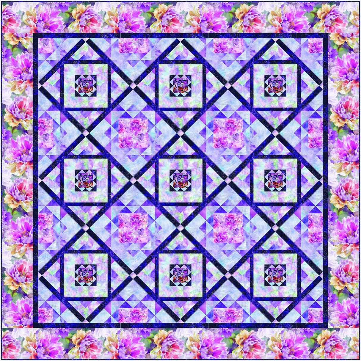 Spring Posey Downloadable Pattern by Windmill Quilts