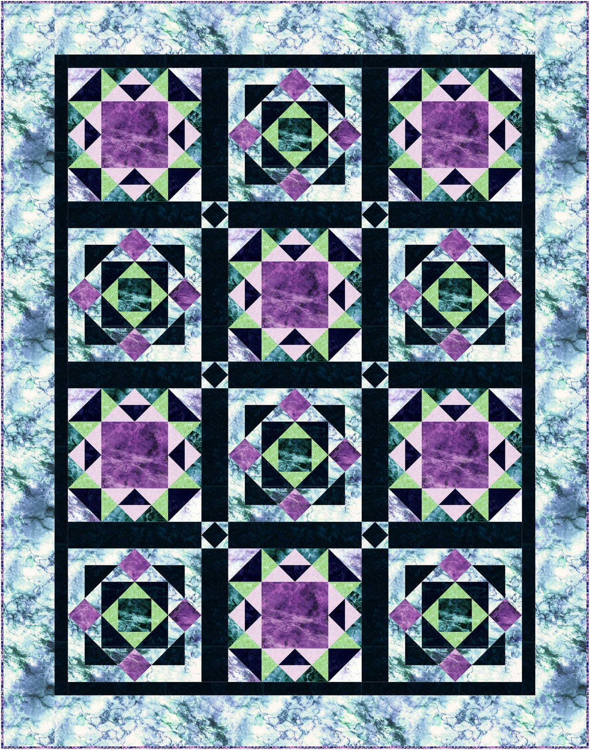 Stacked Marbles Quilt Pattern by Windmill Quilts