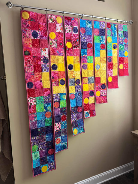 Staircase Quilt Panel Downloadable Pattern