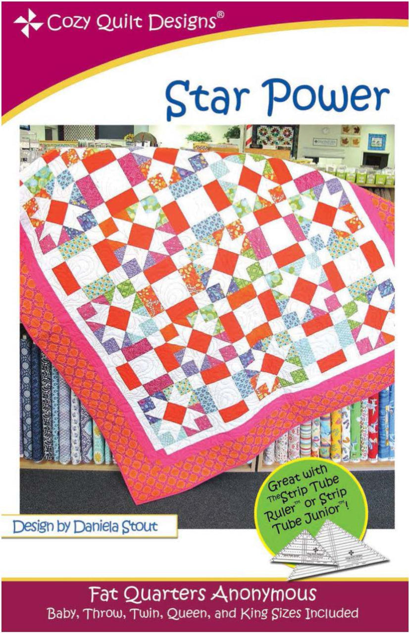 Star Power Downloadable Pattern by Cozy Quilt Designs