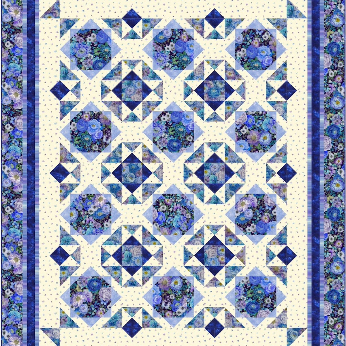 Stars in the Garden Downloadable Pattern – Quilting Books Patterns and ...