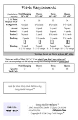 Back of the Stars Aligned Downloadable Pattern by Cozy Quilt Designs