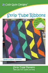 Strip Tube Ribbons Downloadable Pattern by Cozy Quilt Designs