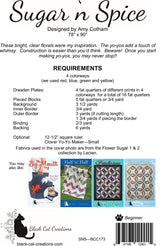 Back of the Sugar 'n Spice Downloadable Pattern by Black Cat Creations