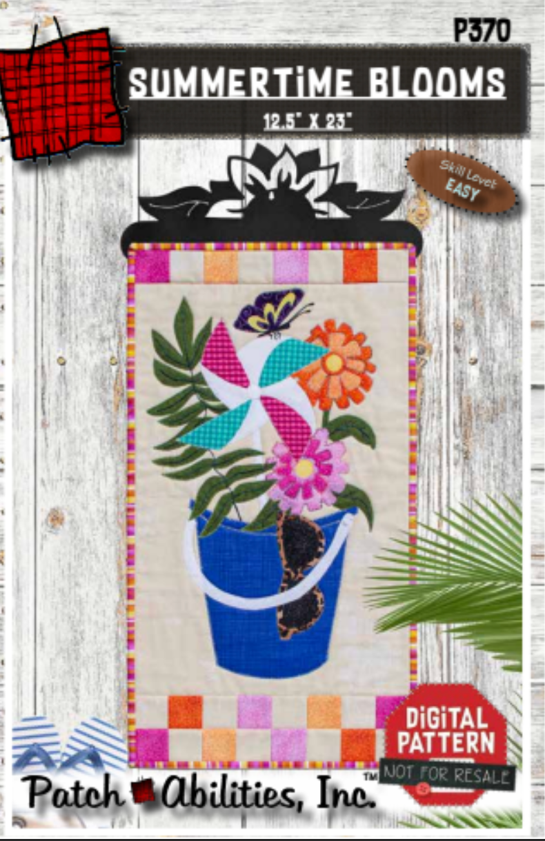 Summertime Blooms Downloadable Pattern by Patch Abilities - Patterns