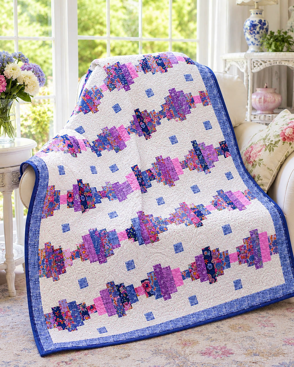 Good Vibrations Downloadable Pattern by Cuddle Cat Quiltworks