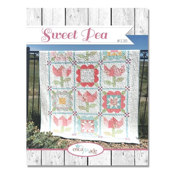Sweet Pea Quilt Pattern by Confessions of a Homeschooler