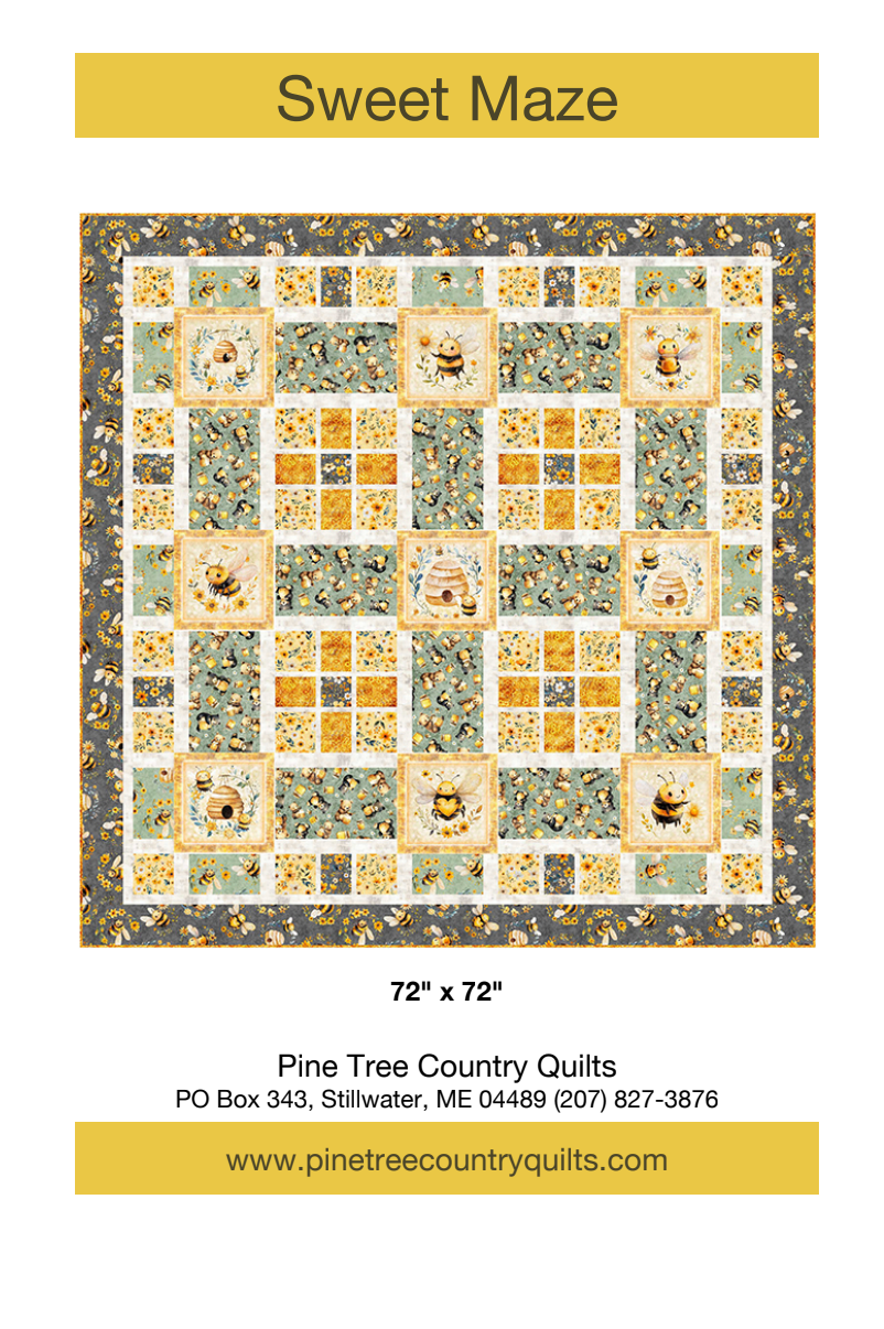 Sweet Maze Downloadable Pattern by Pine Tree Country Quilts