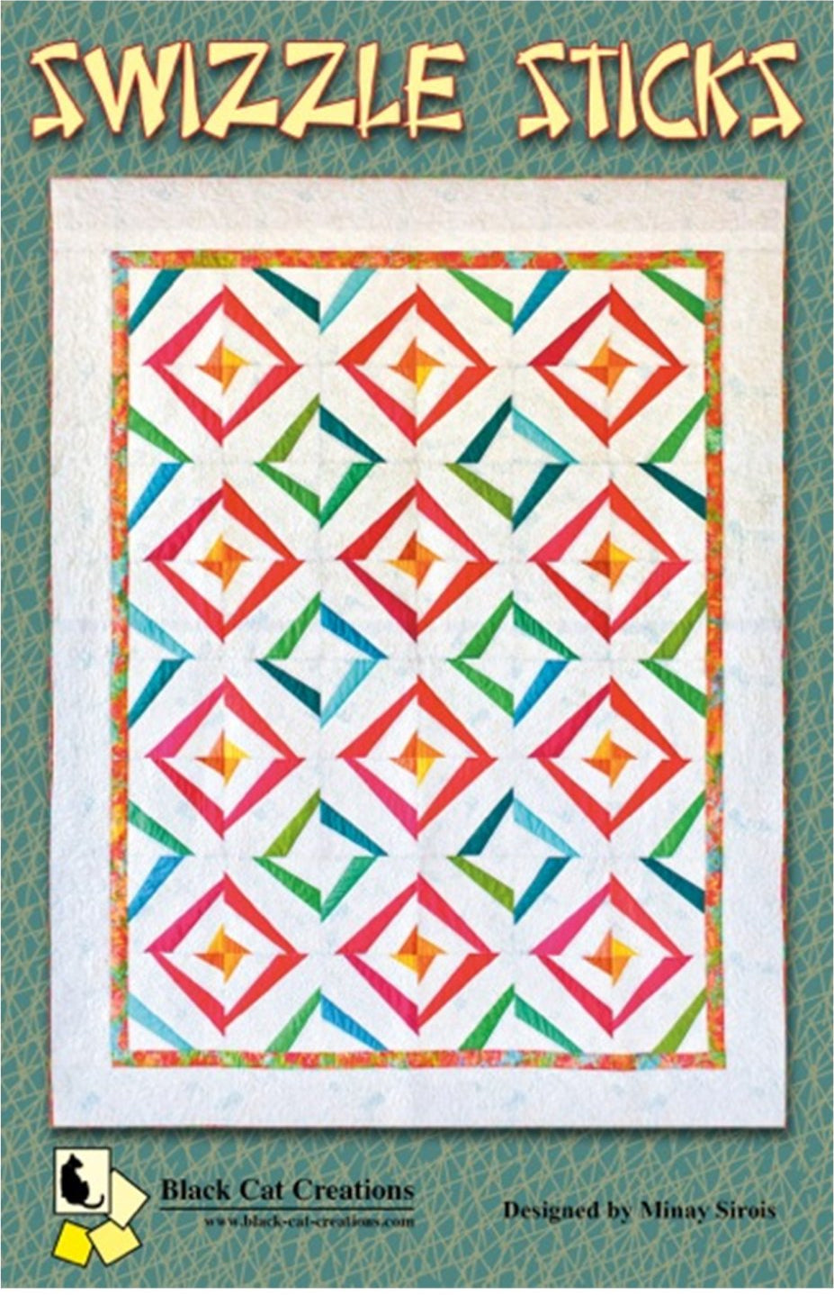 Swizzle Sticks Downloadable Pattern by Black Cat Creations