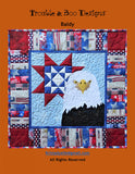 Baldy Quilt Pattern by Trouble and Boo Designs