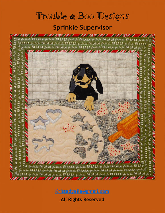 Sprinkle Supervisor Quilt Pattern by Trouble and Boo Designs