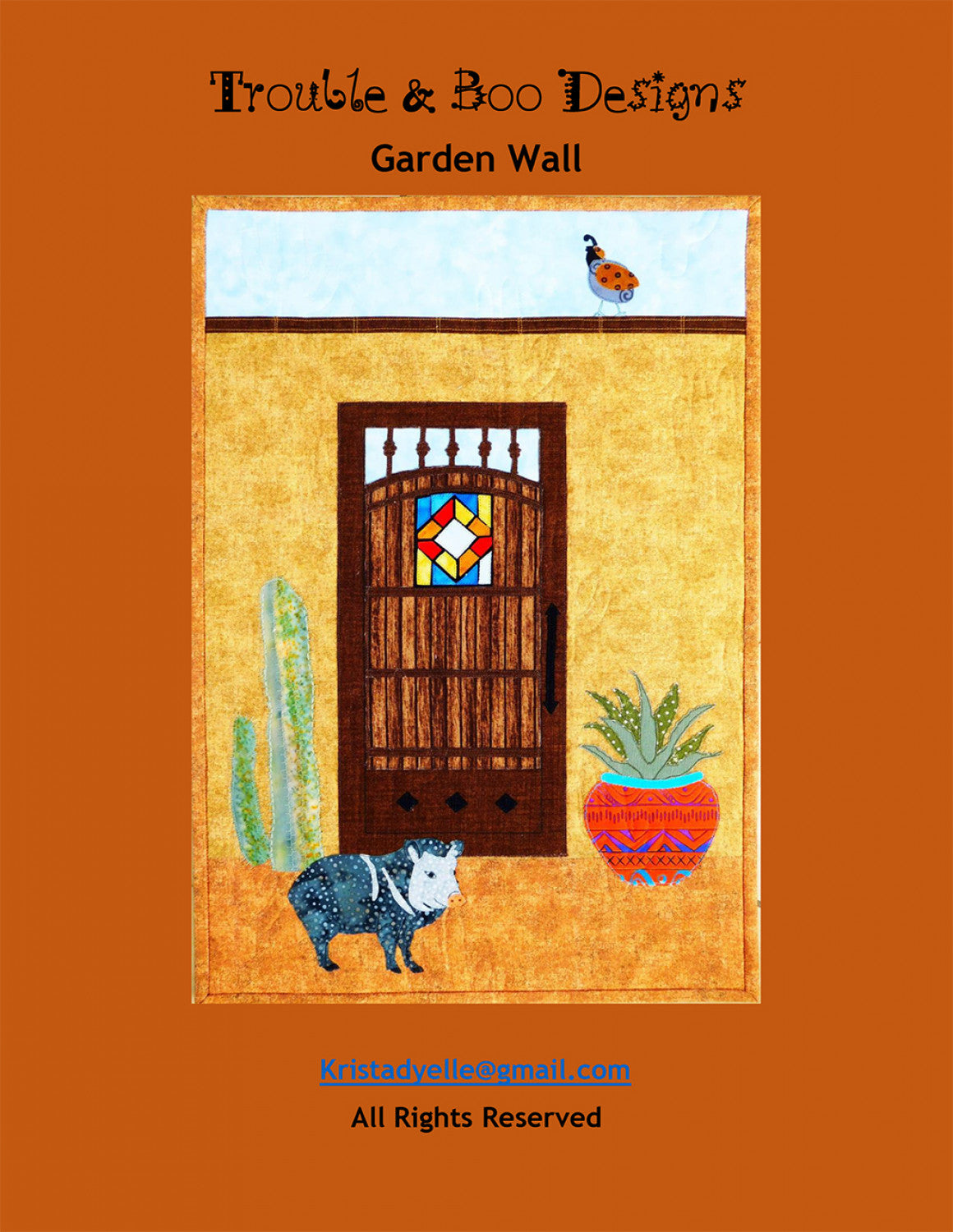 Garden Wall Pattern by Trouble and Boo Designs