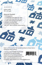 Back of the Home Quilt Pattern by Thimble Blossoms