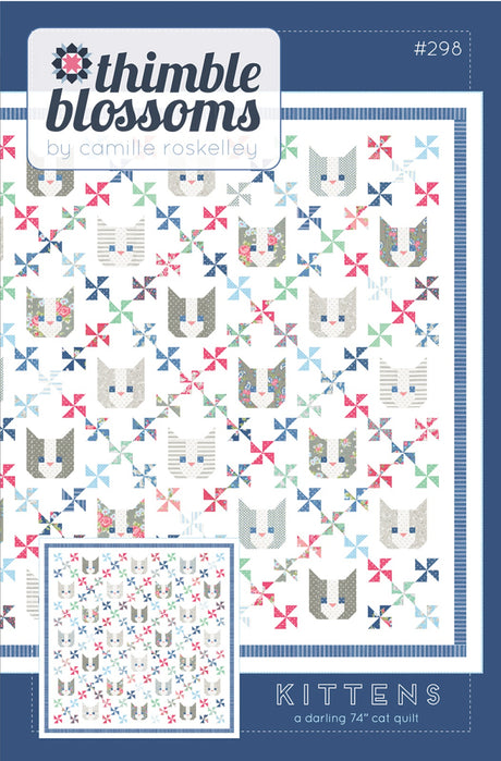 Kittens pattern Quilt Pattern by Thimble Blossoms