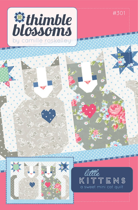 Little Kittens pattern Quilt Pattern by Thimble Blossoms