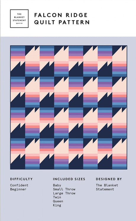 Falcon Ridge Quilt Pattern by Coriander Quilts