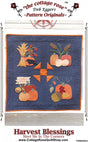 Harvest Bleesings Wallhanging Pattern by The Cottage Rose