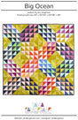 Big Ocean Quilt Pattern by Tara Faughnan